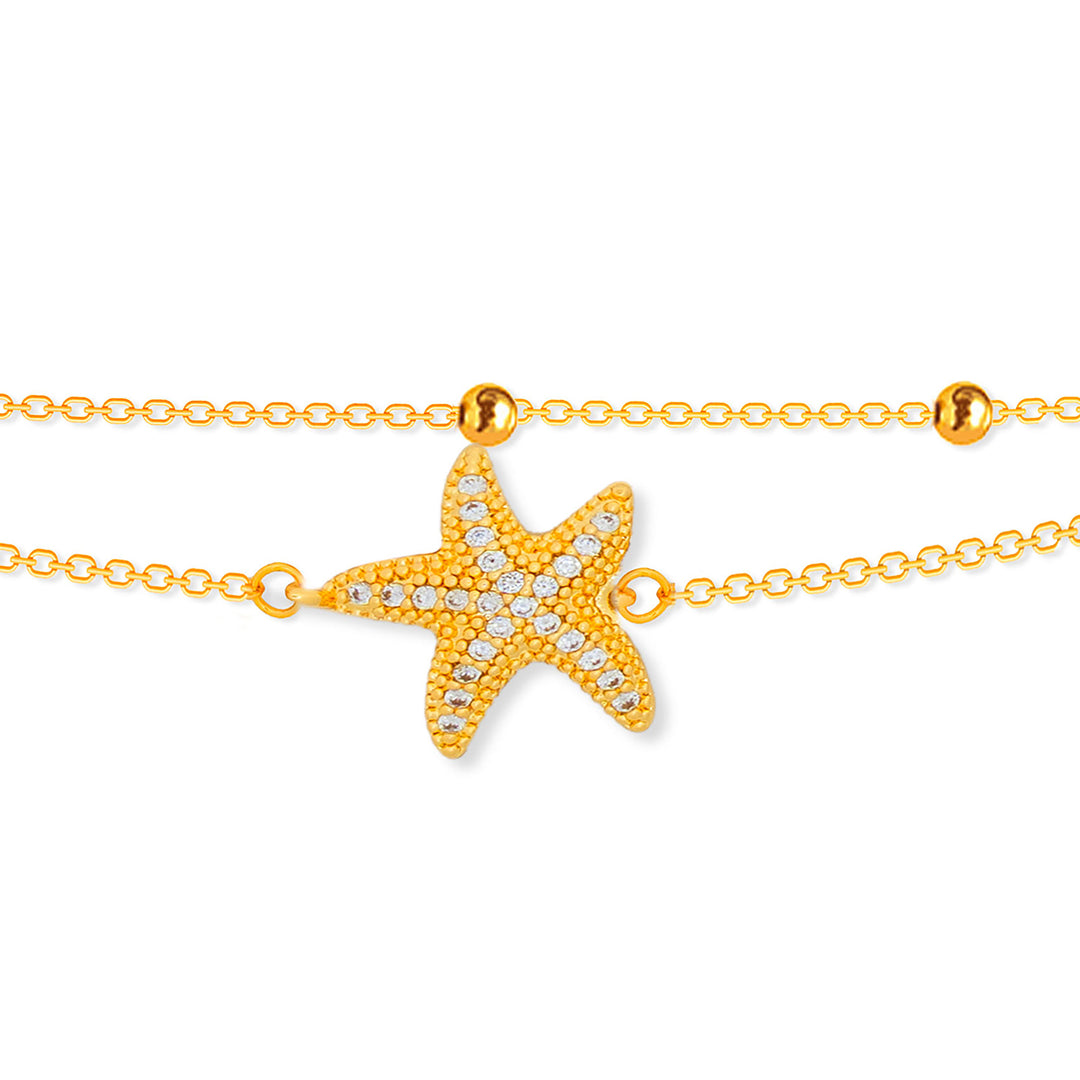Starfish Charm Bracelet