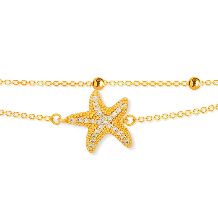 Starfish Charm Bracelet