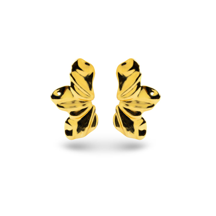 Sculpted Leaf Earrings