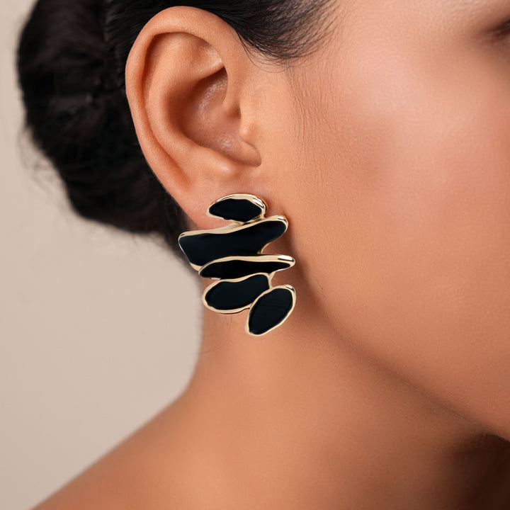 Noir Bloom Earrings
