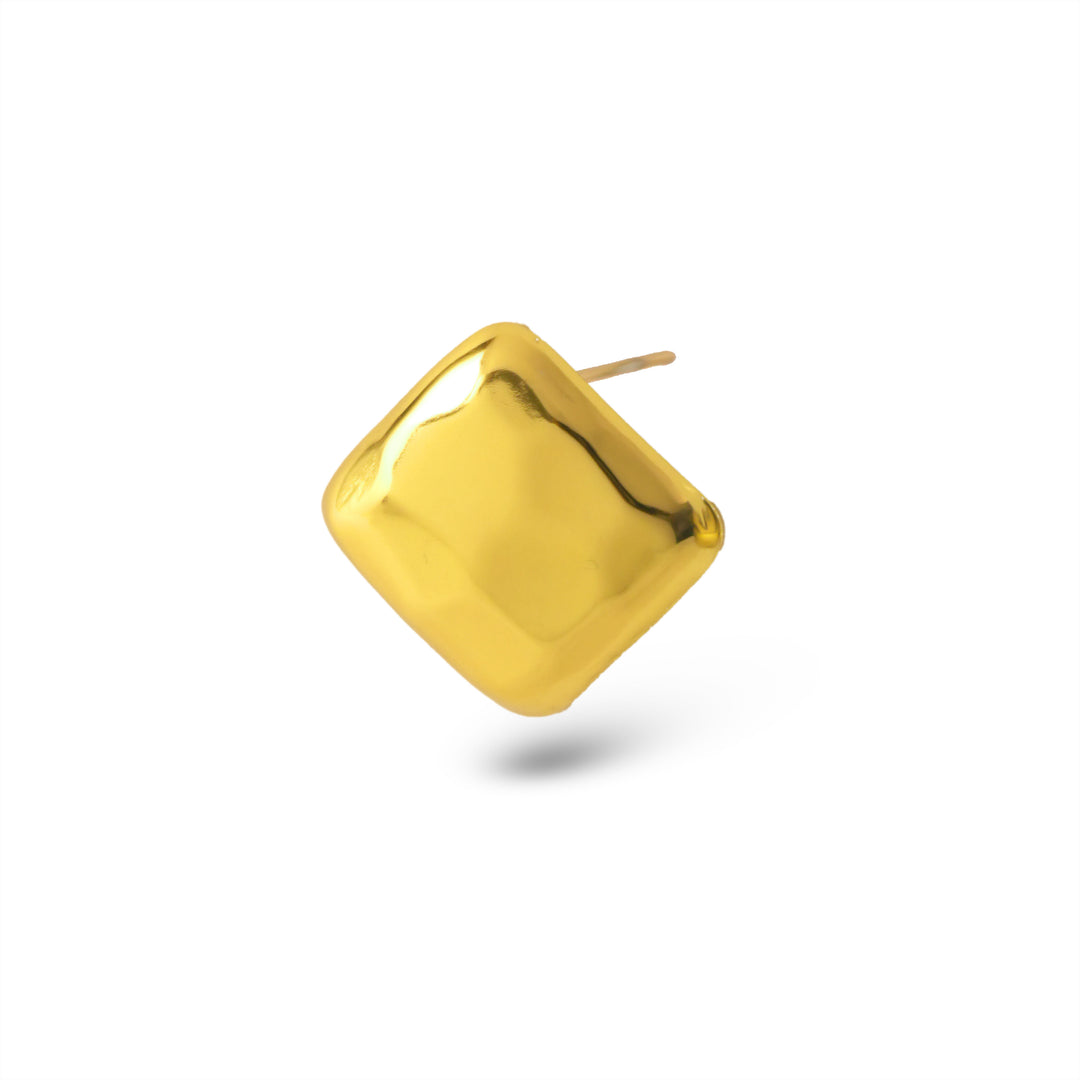 Hammered Square Earrings