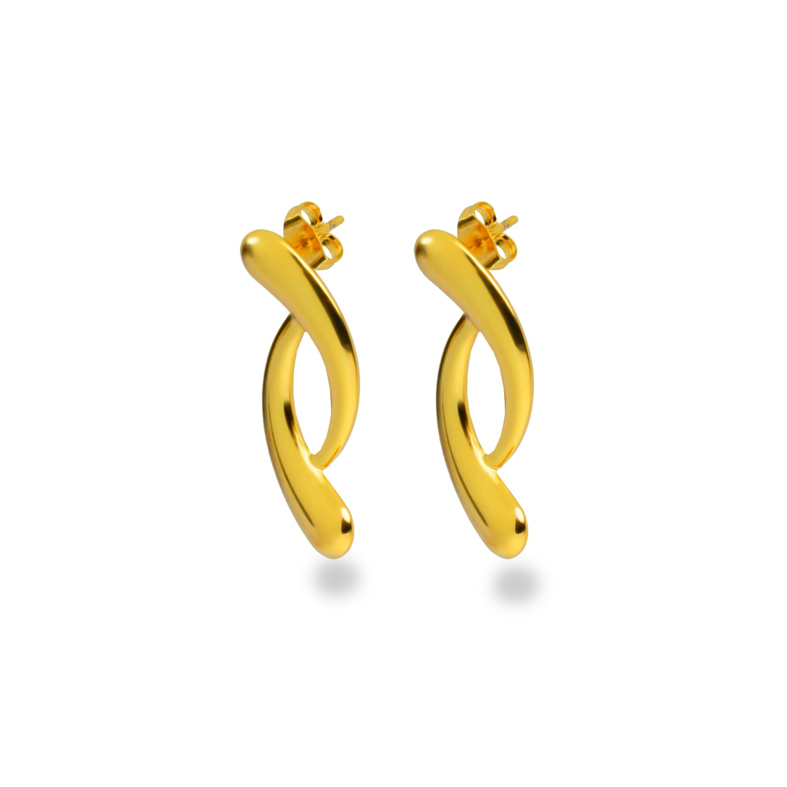 Double Curve Earrings