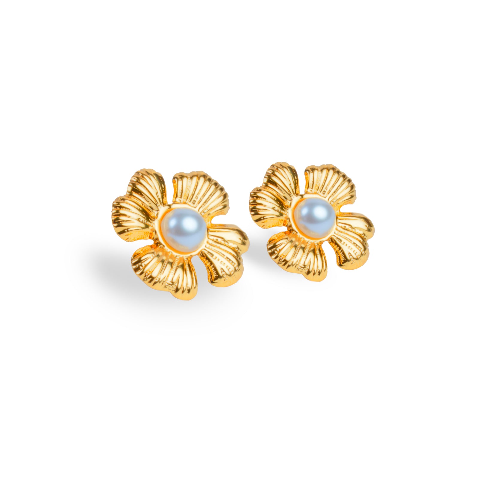 Pearl Flora Earrings