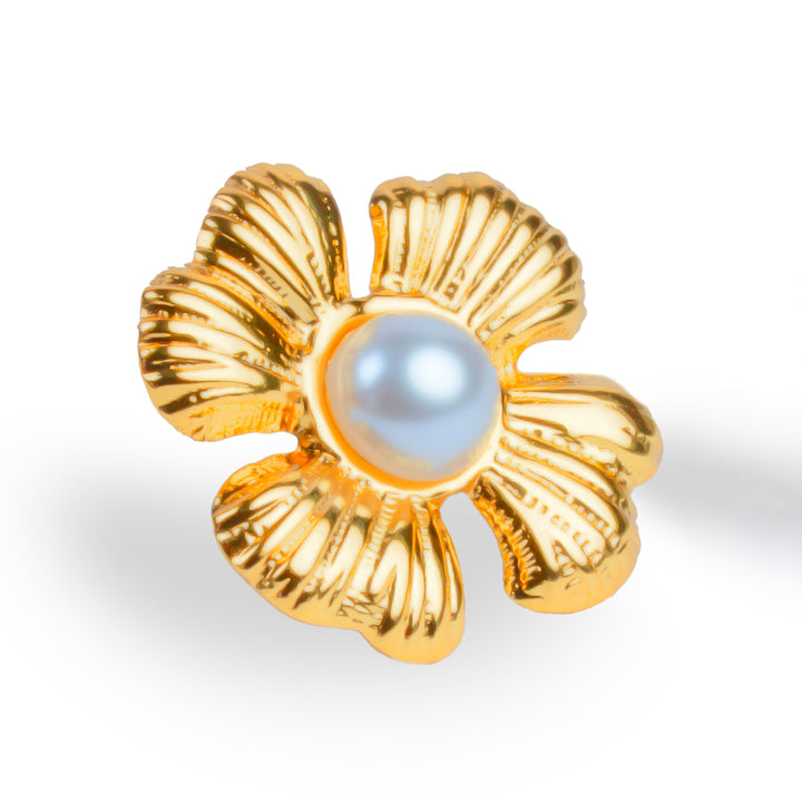 Pearl Flora Earrings