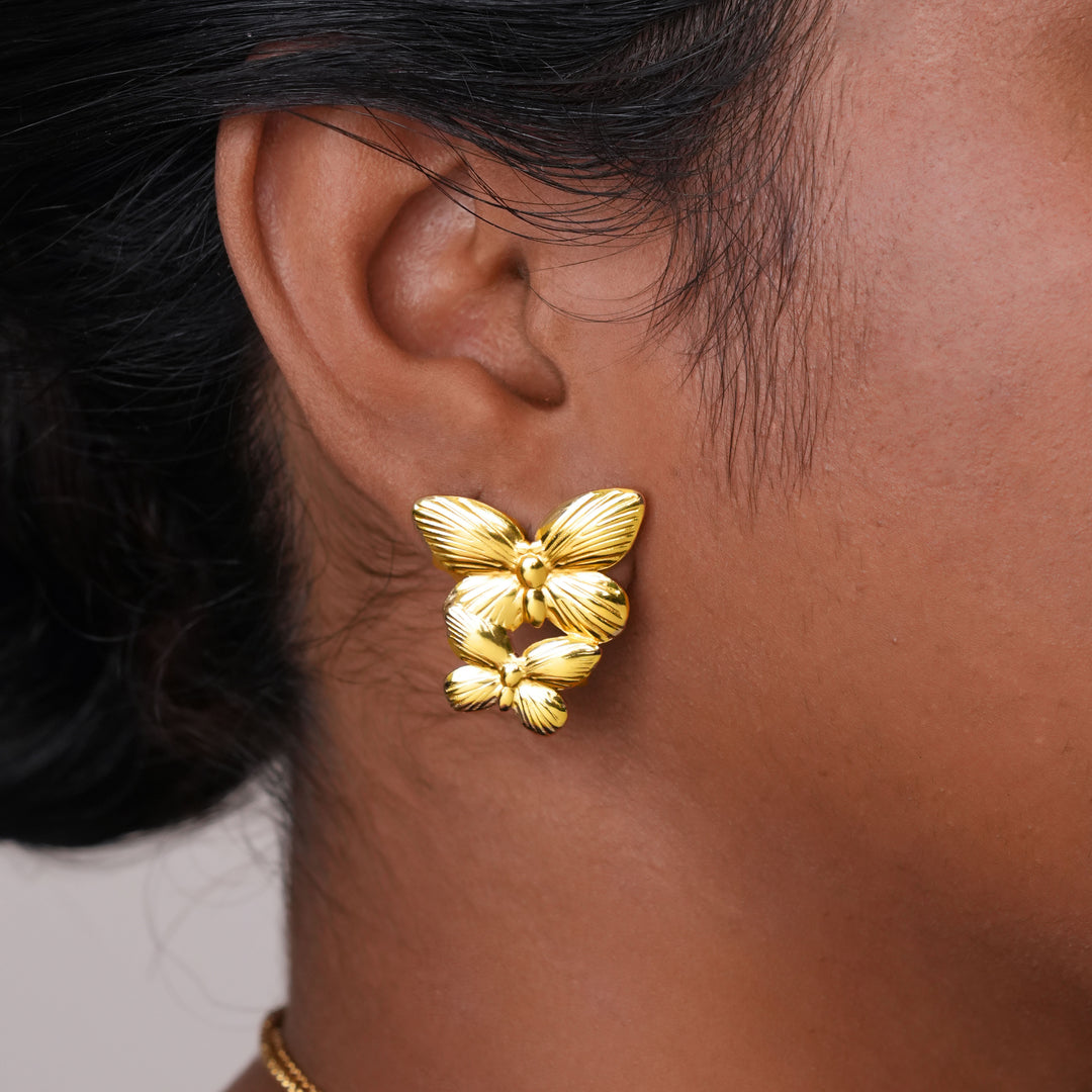 Twin Butterfly Earrings
