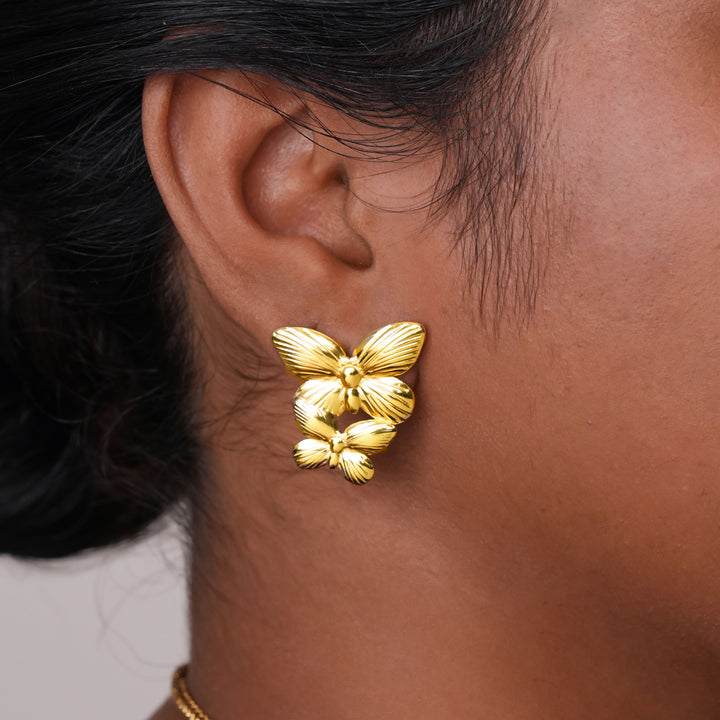 Twin Butterfly Earrings