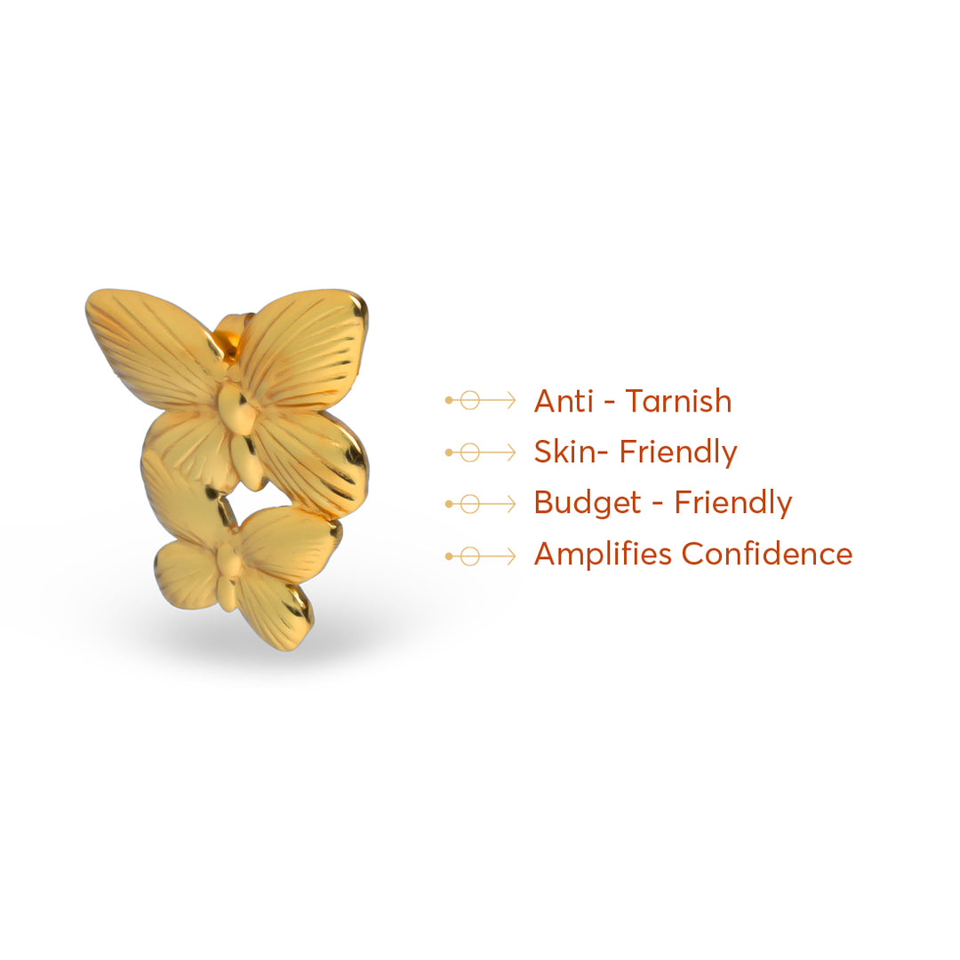 Twin Butterfly Earrings